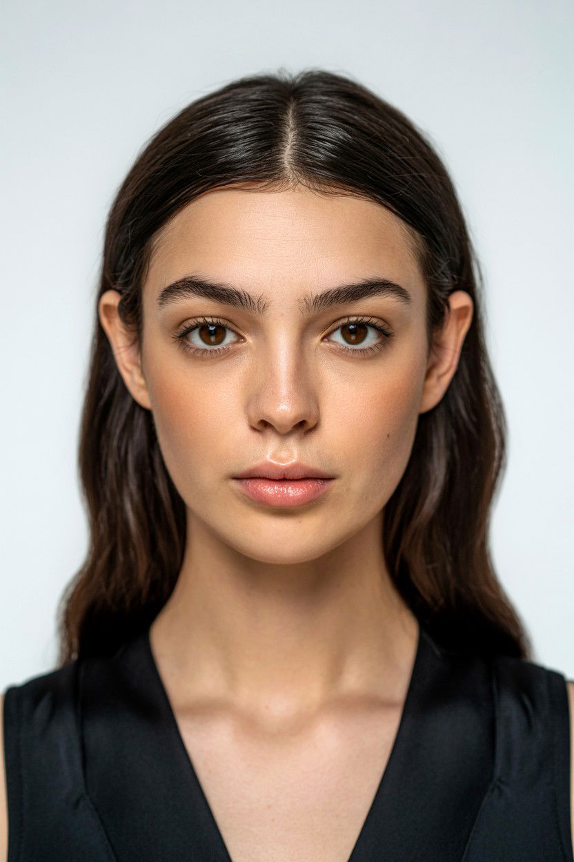 Tucked behind ears - 25 Valentine's Day Straight Hair Ideas