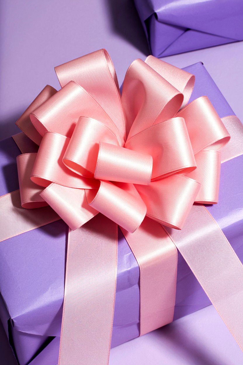 Tulle Ribbon Gift Wrap - 25 Valentine's Day Wrapping Paper Ideas