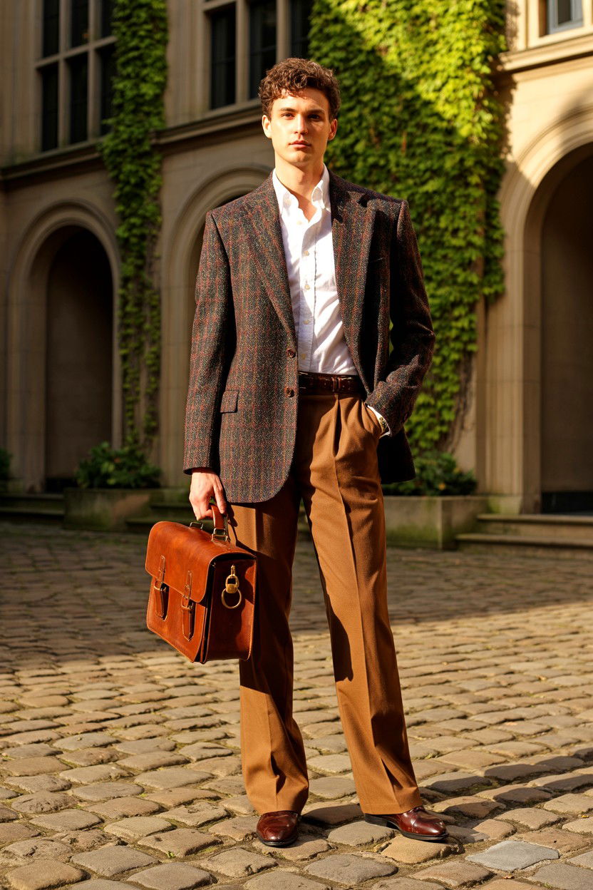 Tweed Blazer Outfit - 25 Dark Academia Valentine's Day Ideas