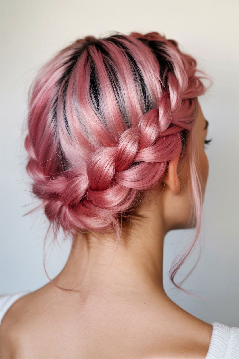 Twisted Crown Braid - 25 Valentine's Day Crown Braid Ideas