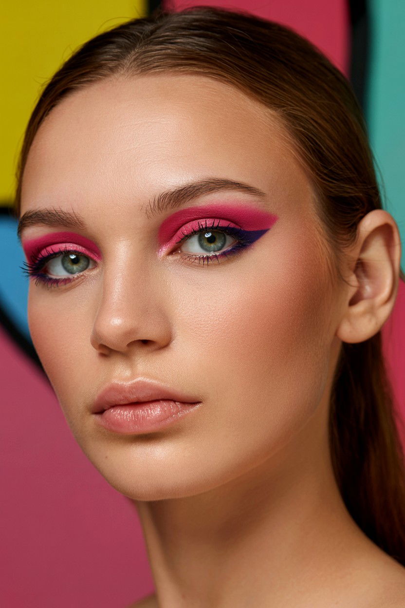 Two Tone Eyeshadow - 25 Bold Valentine's Day Makeup Ideas