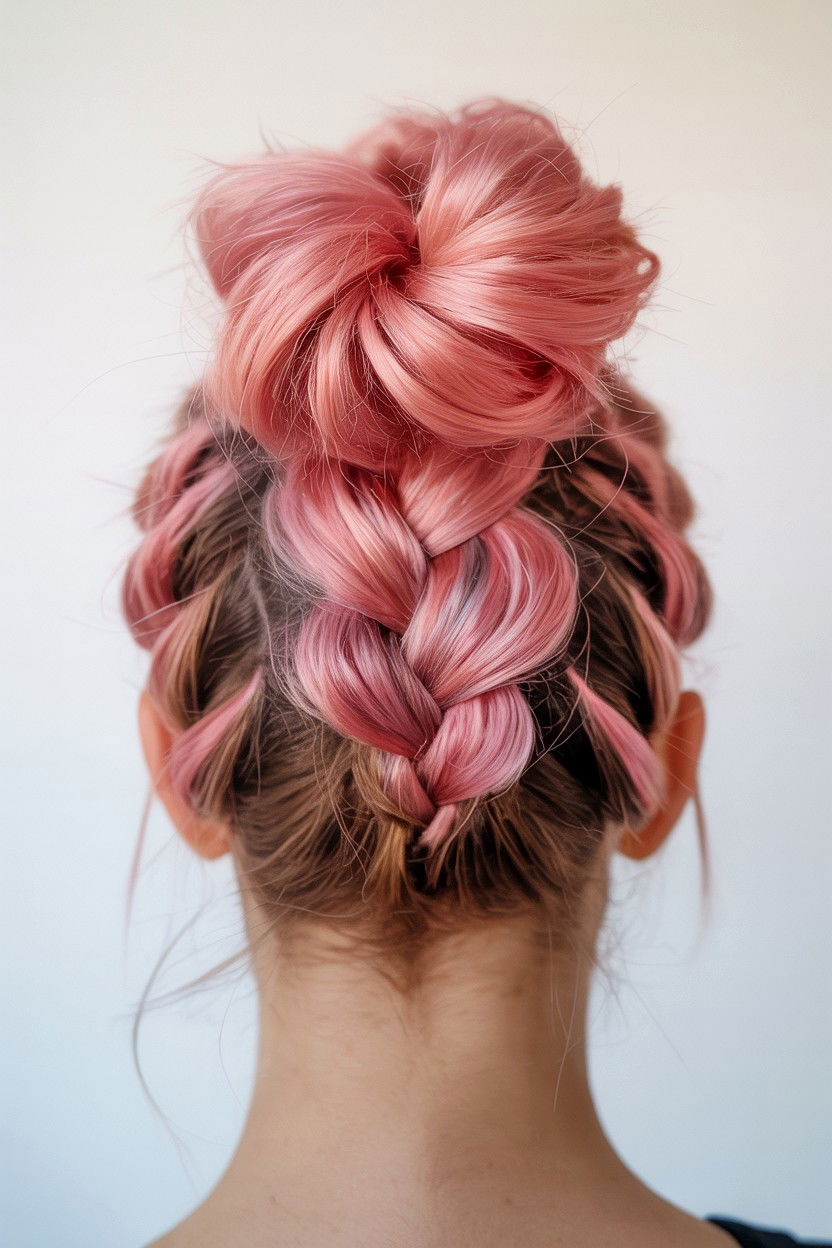 Upside Down Crown Braid - 25 Valentine's Day Crown Braid Ideas
