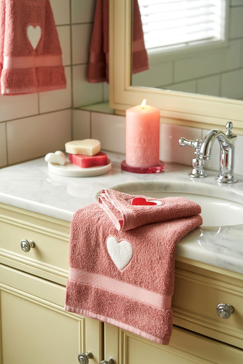 Valentine Bathroom Decor - 25 Valentine's Day Home Decor Ideas