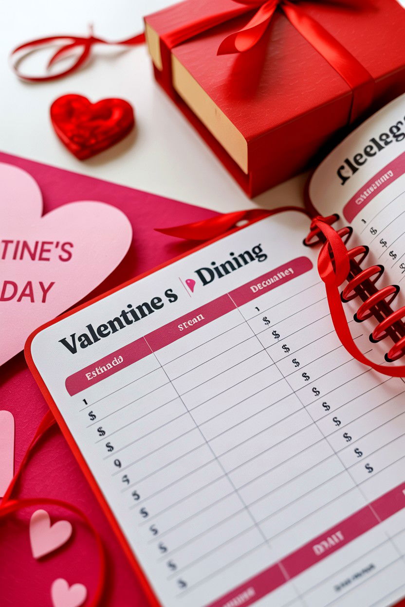 Valentine Budget Planner - 25 Valentine's Day Planner Ideas