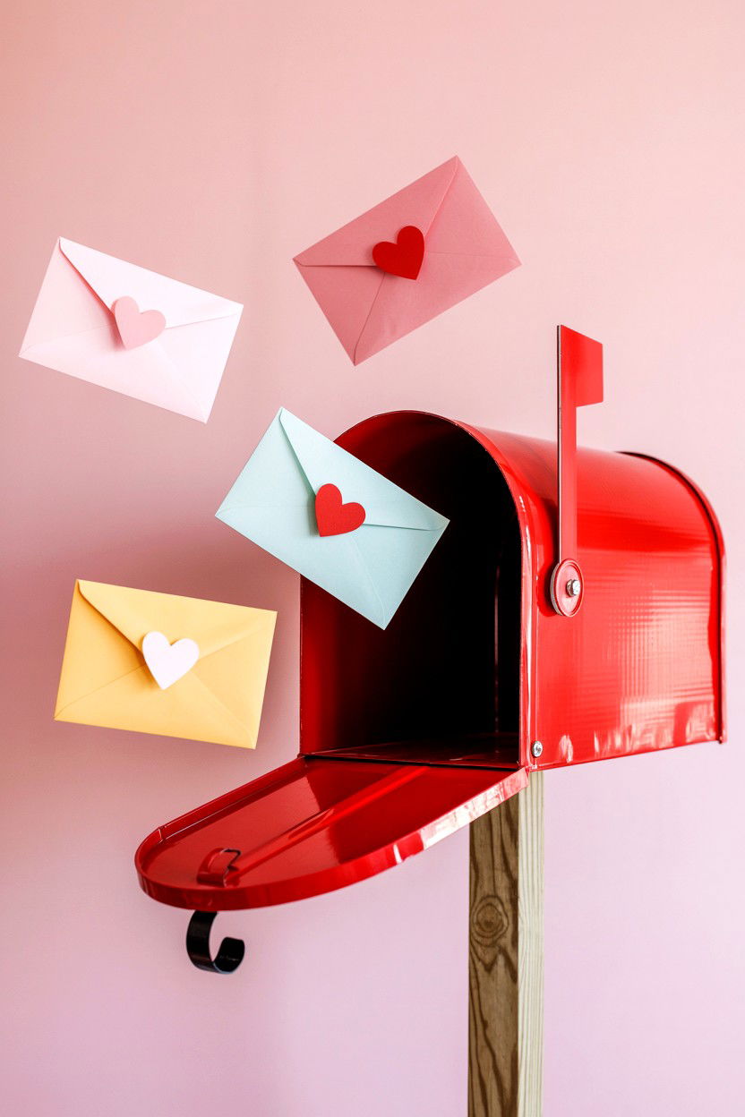 Valentine Card Mailbox Toss - 25 Valentine's Day Minute to Win It Games