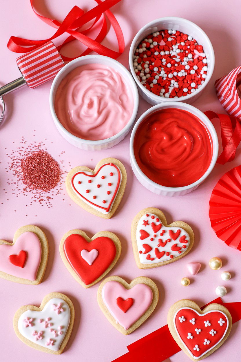 Valentine Cookie Decorating - 25 Valentine's Day Party Activity Ideas