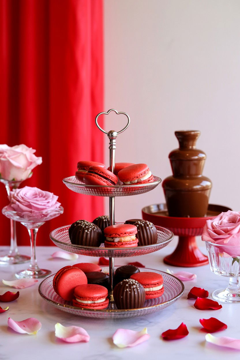 Valentine Day Dessert Bar - 25 Valentine's Day Party for Adults