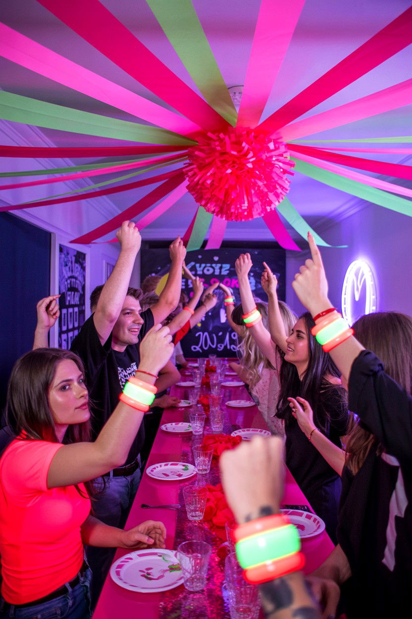 Valentine Day Glow Party - 25 Valentine's Day Party for Adults