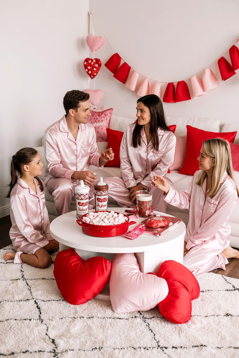 Valentine Day Pajama Party - 25 Valentine's Day Party for Adults