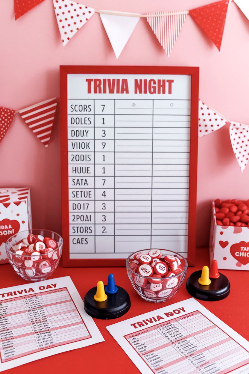 Valentine Day Trivia Night - 25 Valentine's Day Party for Adults