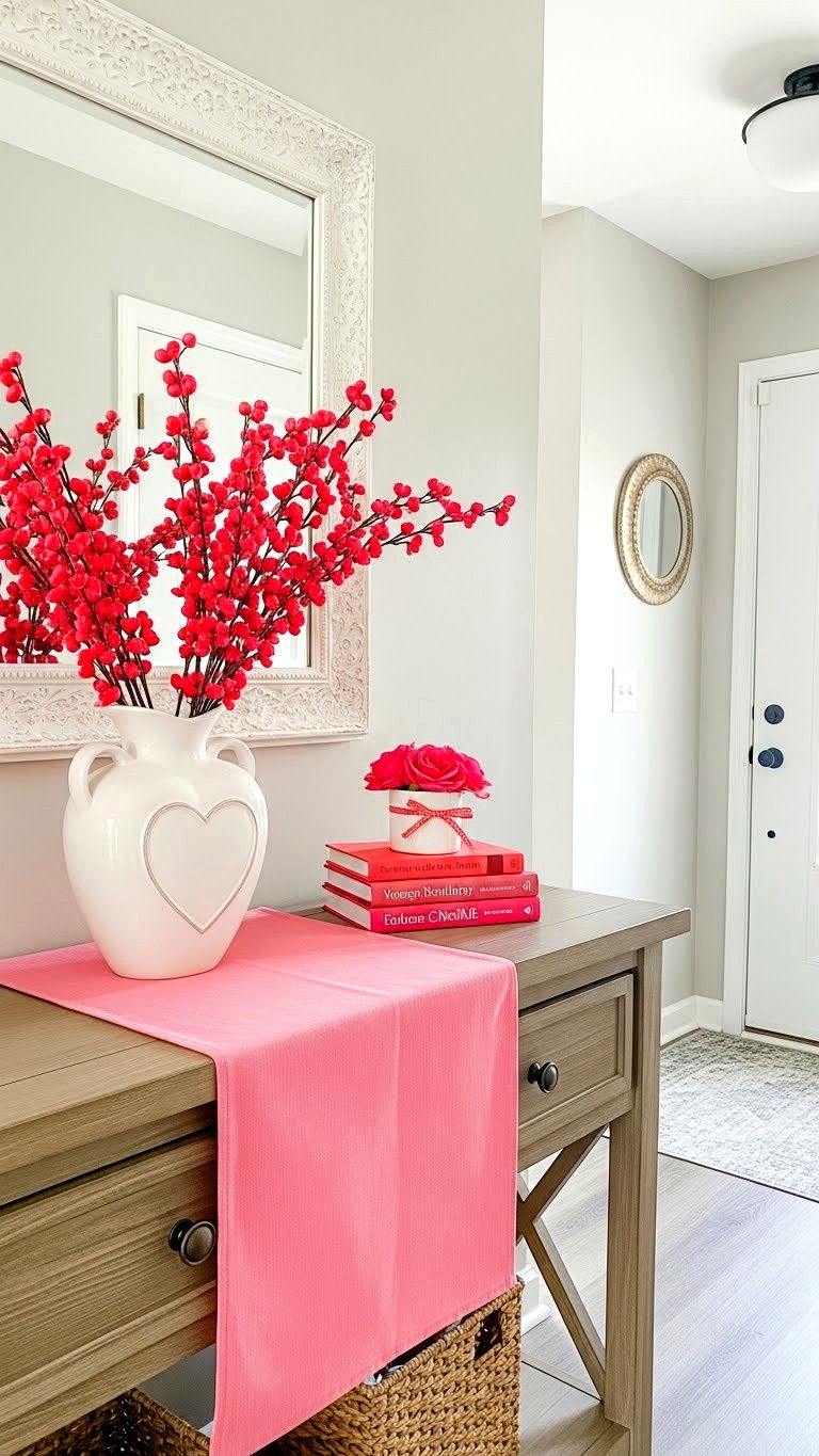 Valentine Entryway Decor - 25 valentine's day ideas