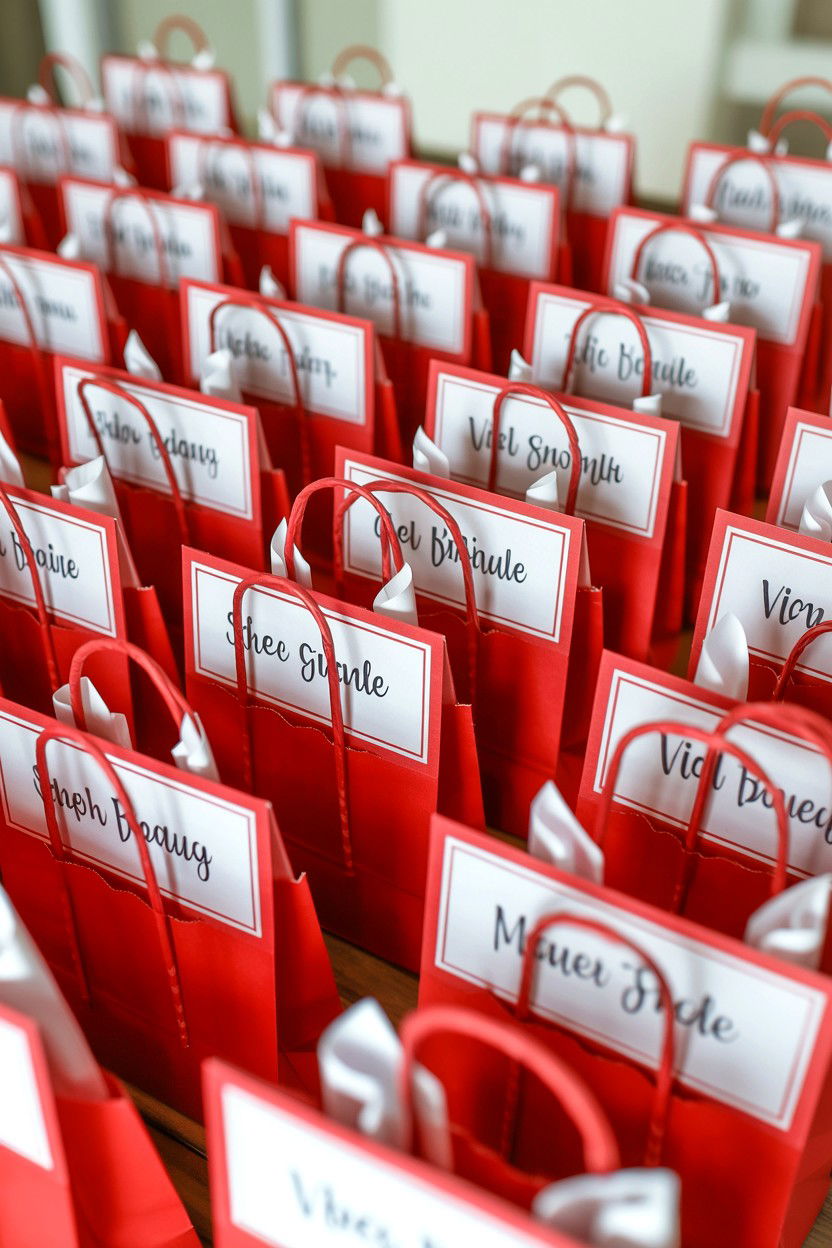 Valentine Goodie Bags - 25 Valentine's Day Office Surprise Ideas