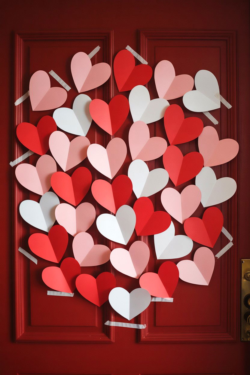 Valentine Heart Attack Door - 25 Valentine's Day Door Surprise Ideas