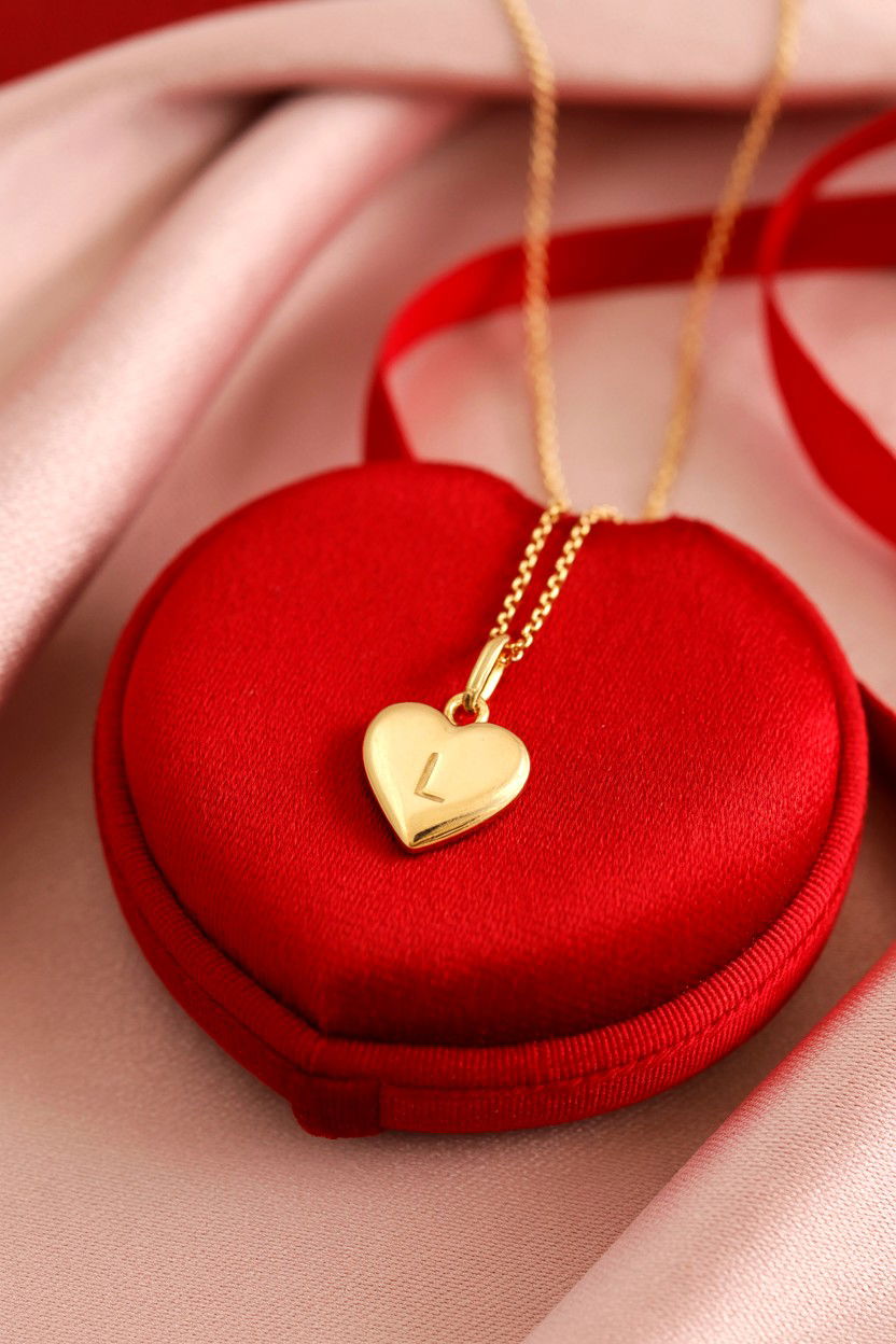 Valentine Jewelry Detail - 25 Valentine's Day Photo Dump Ideas