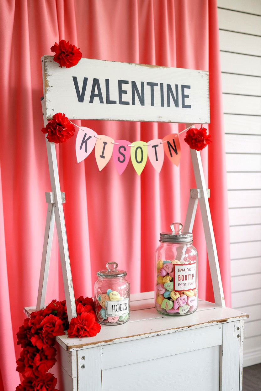 Valentine Kissing Booth - 25 Valentine's Day Mini Session Ideas