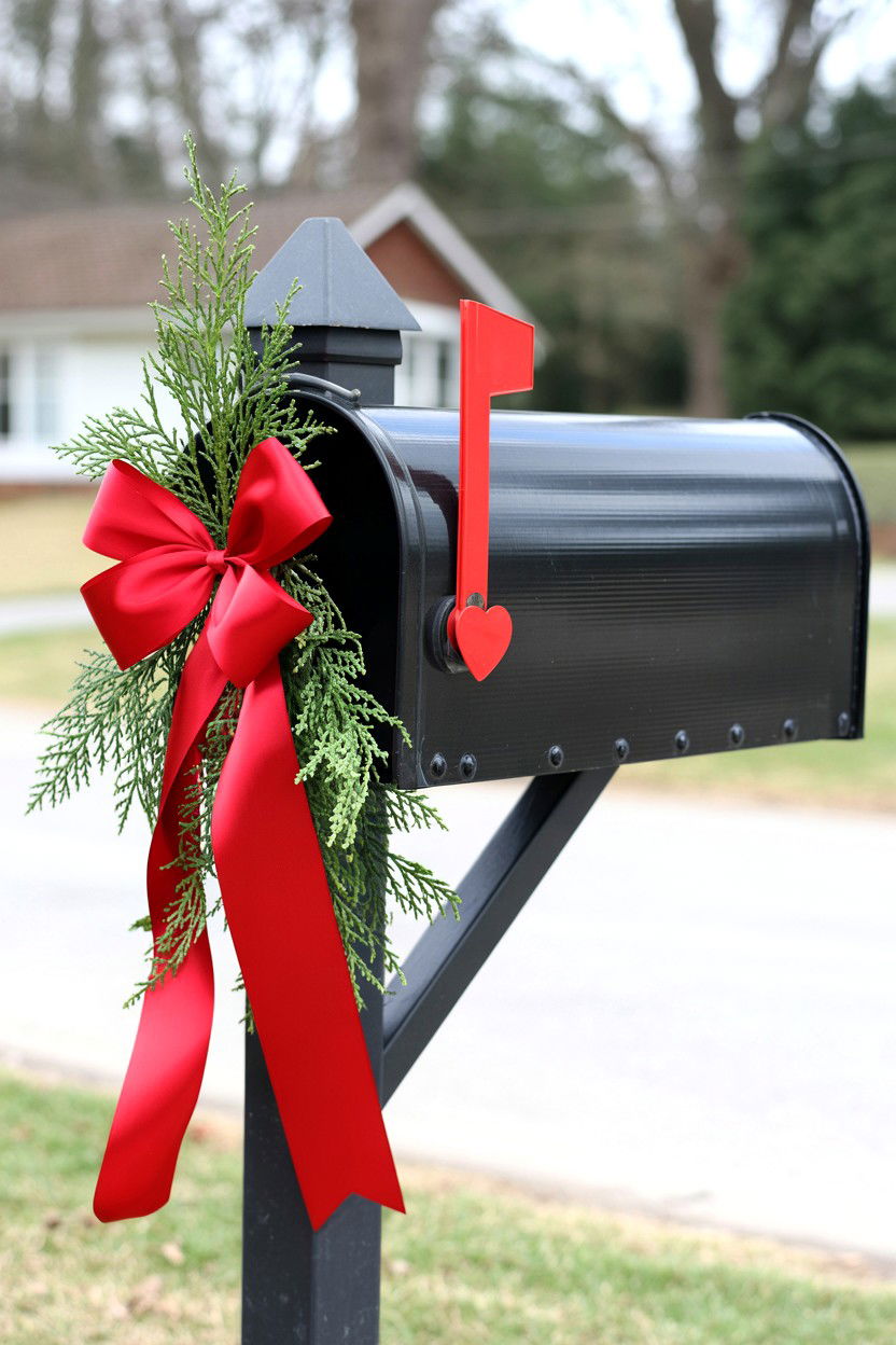 Valentine Mailbox Decor - 25 Valentine's Day Front Porch Decor Ideas