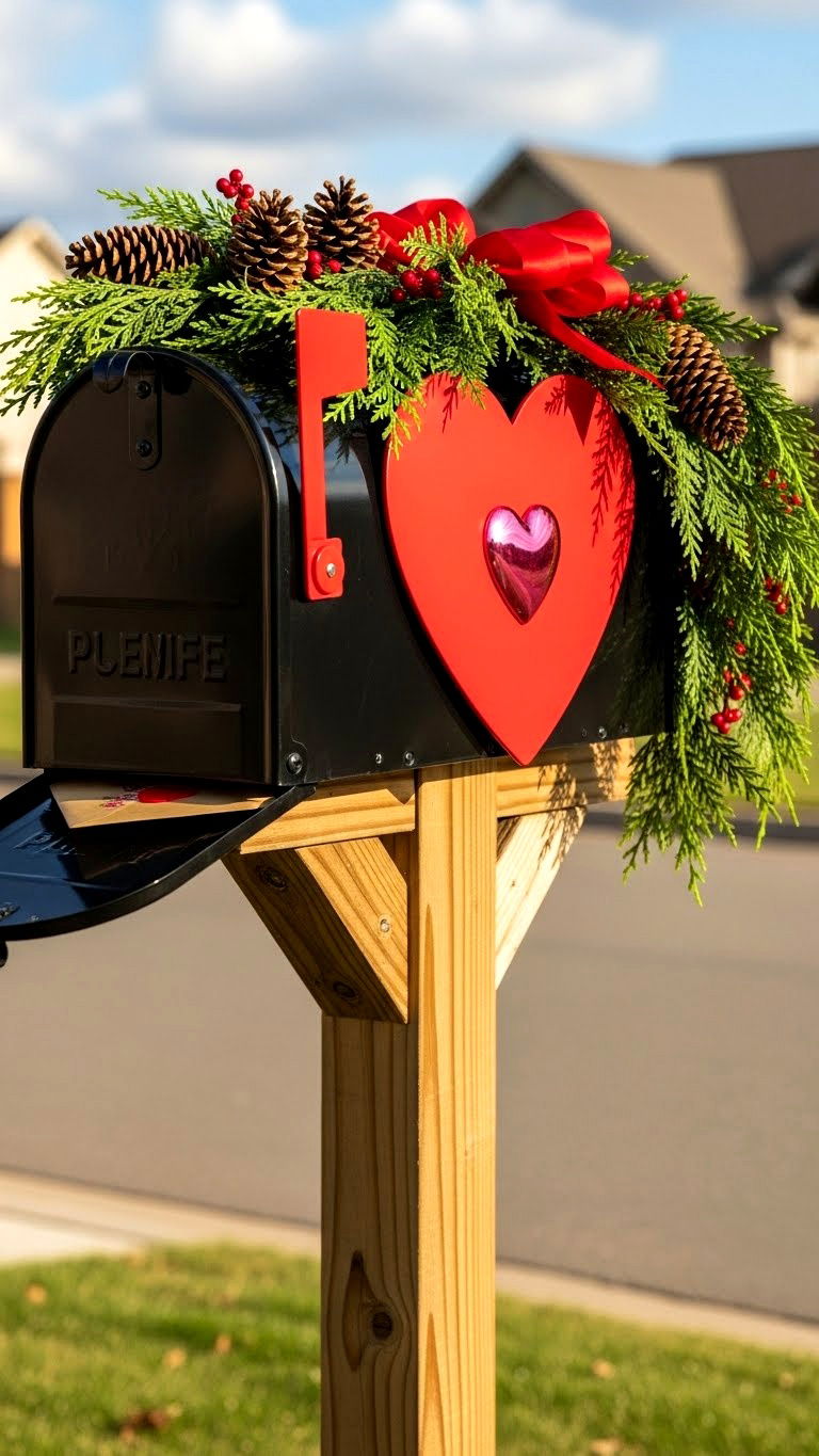 Valentine Mailbox Decor - 25 valentine's day outdoor decor ideas
