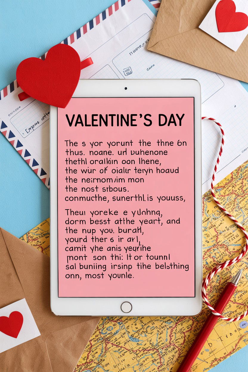 Valentine Message for Long Distance Relationship - 25 Sweet Valentine's Day Messages