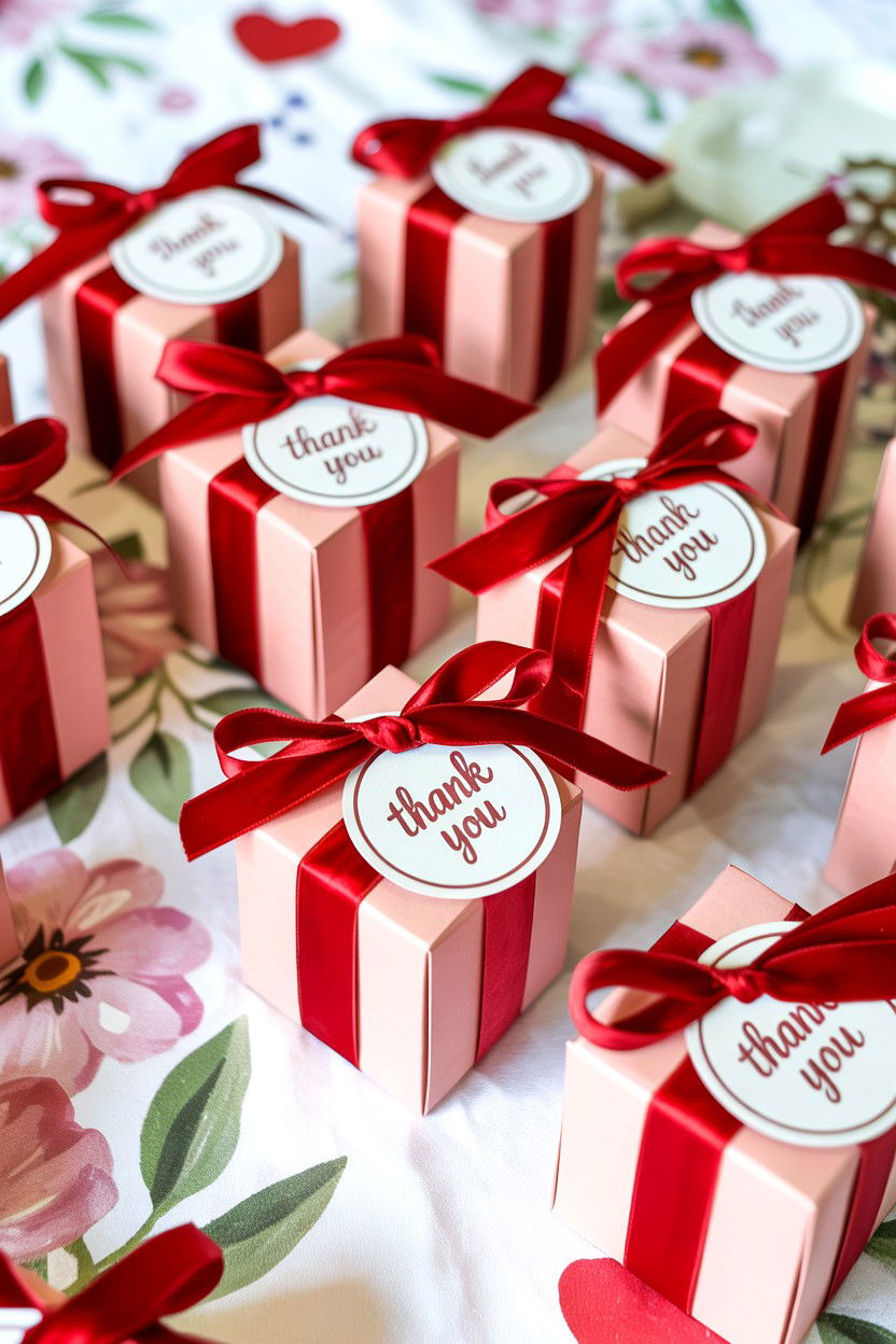 Valentine Party Favors - 25 Valentine's Day Reception Ideas