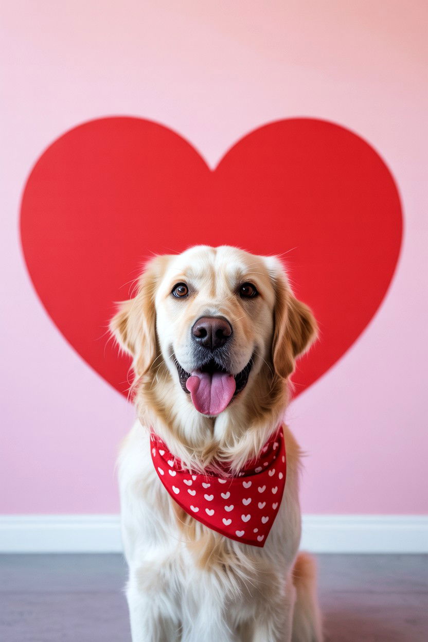 Valentine Pet Photo - 25 Valentine's Day Photo Dump Ideas