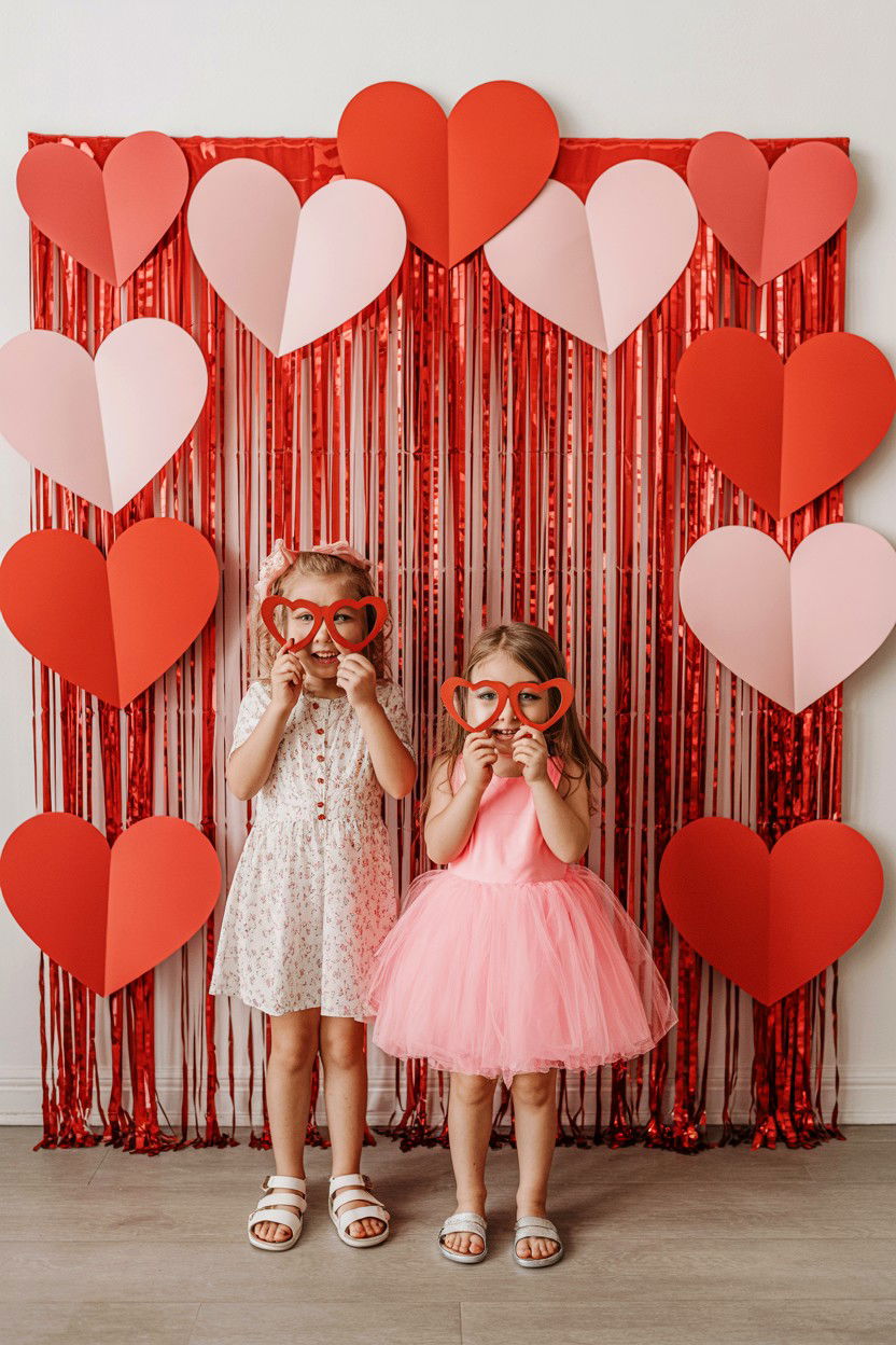 Valentine Photo Booth - 25 Valentine's Day House Party Ideas