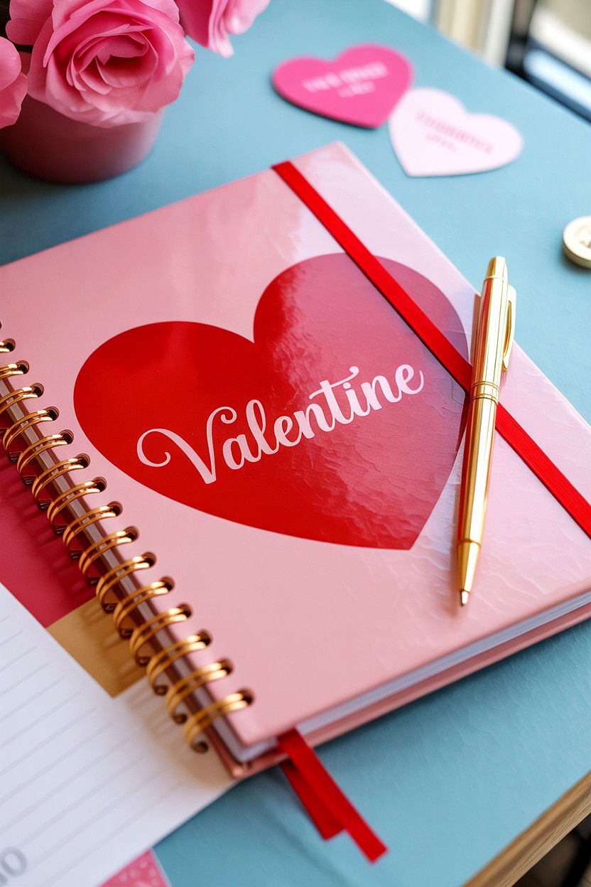 Valentine Planner - 25 Valentine's Day Desk Surprise Ideas