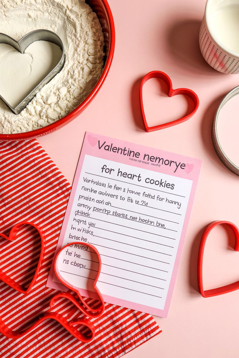 Valentine Recipe Memory Game - 25 Valentine's Day Memory Games