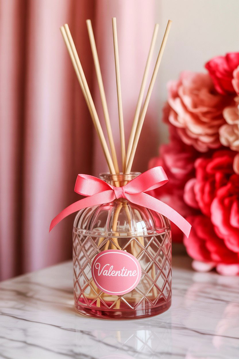 Valentine Scented Diffuser - 25 Valentine's Day Bathroom Decor Ideas