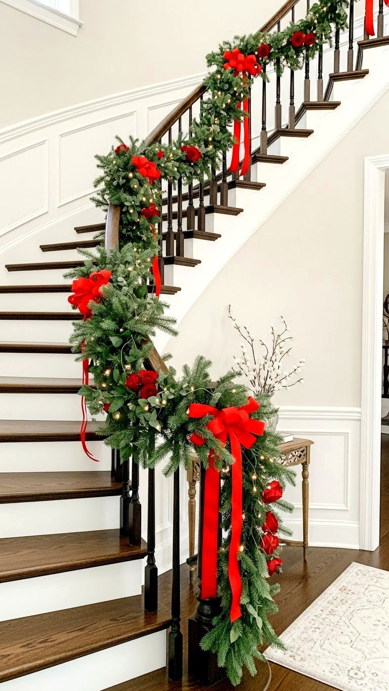 Valentine Staircase Decor - 25 valentine's day ideas