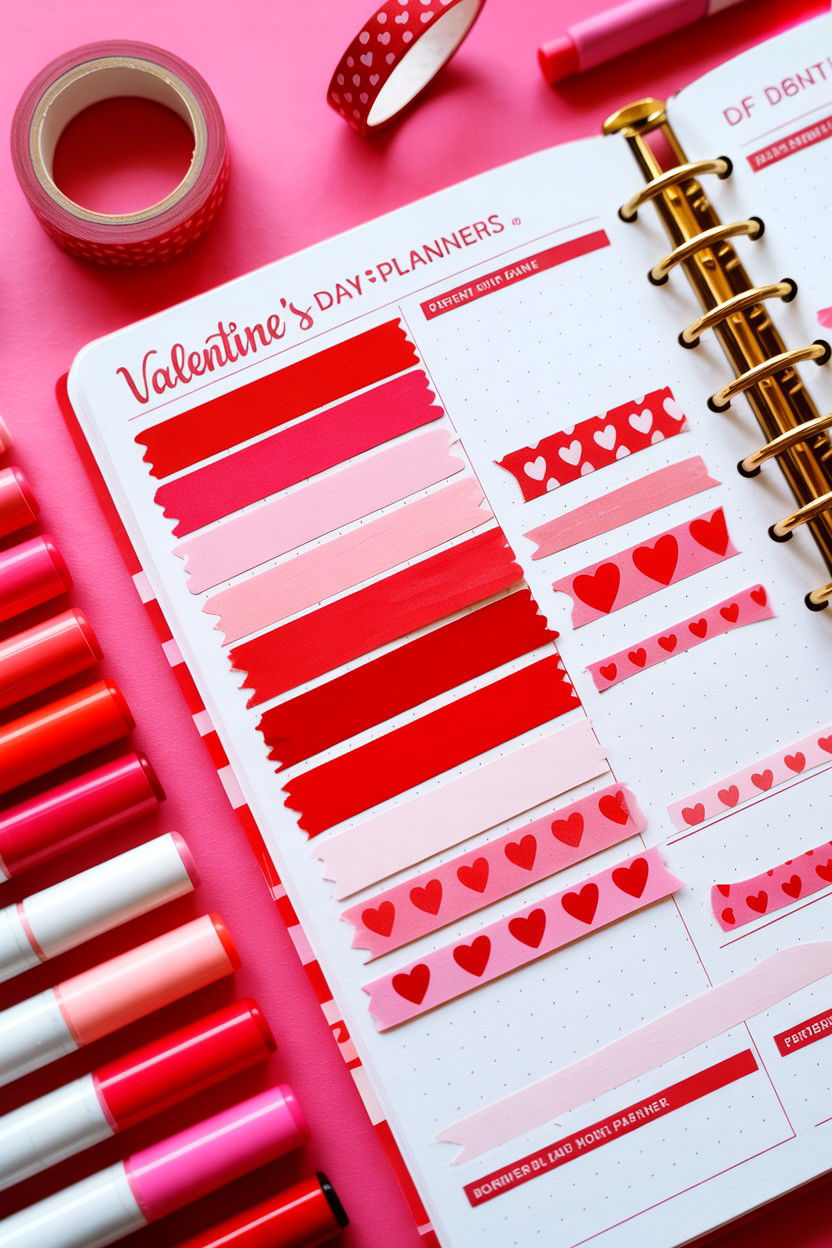 Valentine Stationery Collection - 25 Valentine's Day Planner Ideas