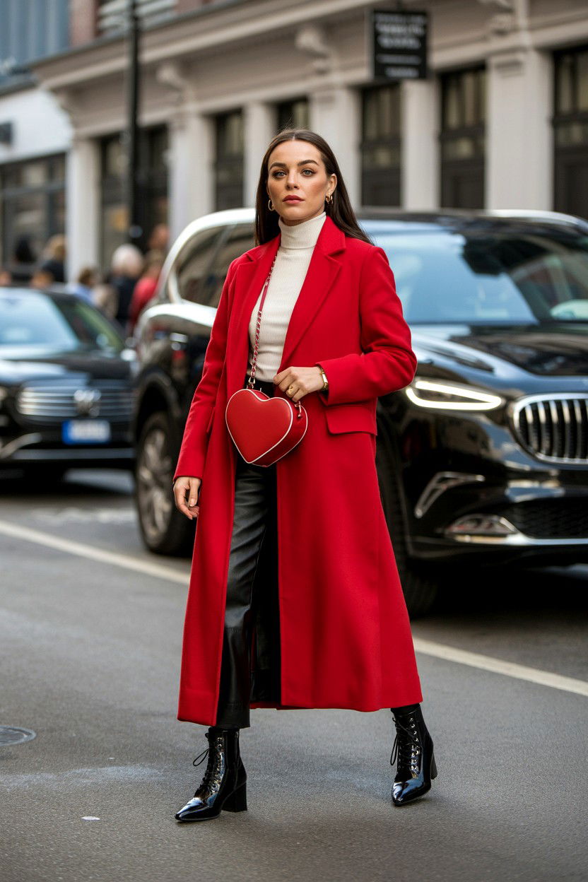 Valentine Street Style - 25 Valentine's Day Instagram Photo Ideas