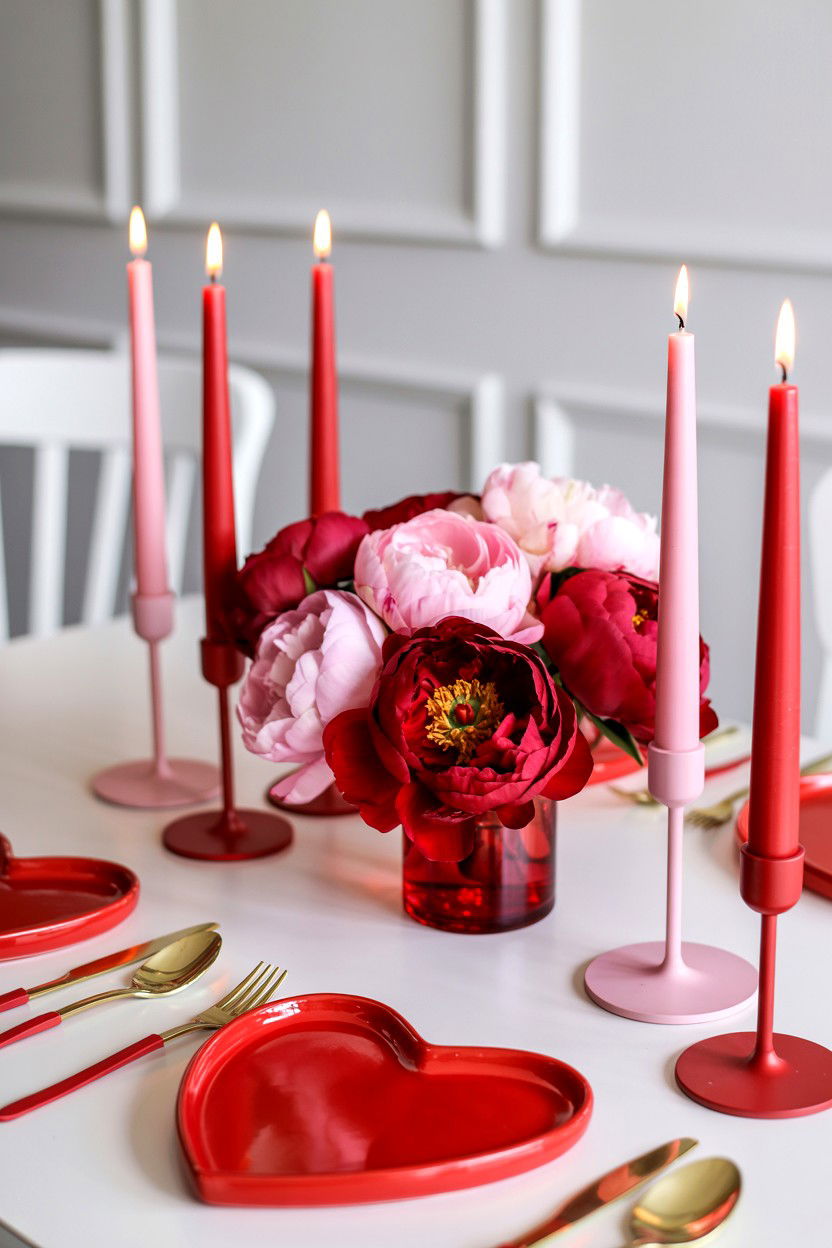 Valentine Tablescape - 25 Valentine's Day Instagram Photo Ideas
