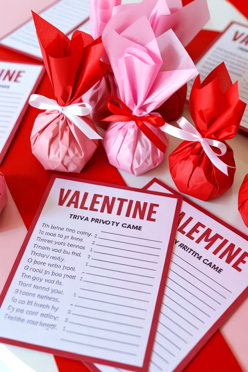 Valentine Trivia Questions - 25 Valentine's Day Party Activity Ideas
