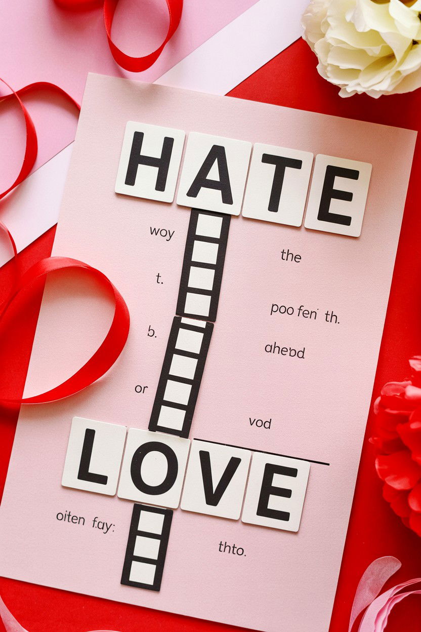 Valentine Word Ladder - 25 Valentine's Day Word Games