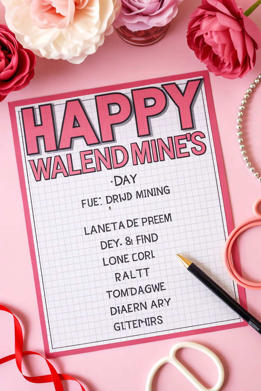 Valentine Word Mining - 25 Valentine's Day Word Games