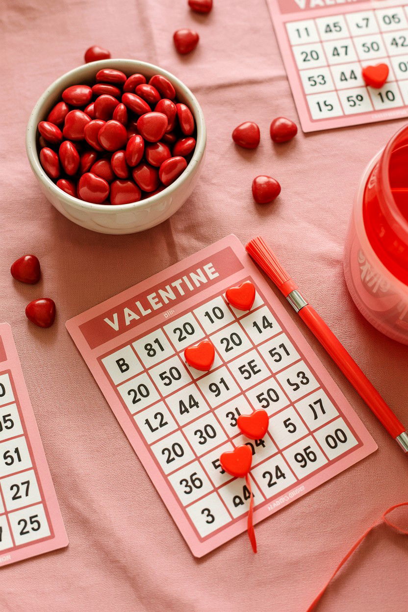 Valentine bingo game - 25 Valentine's Day Guessing Games