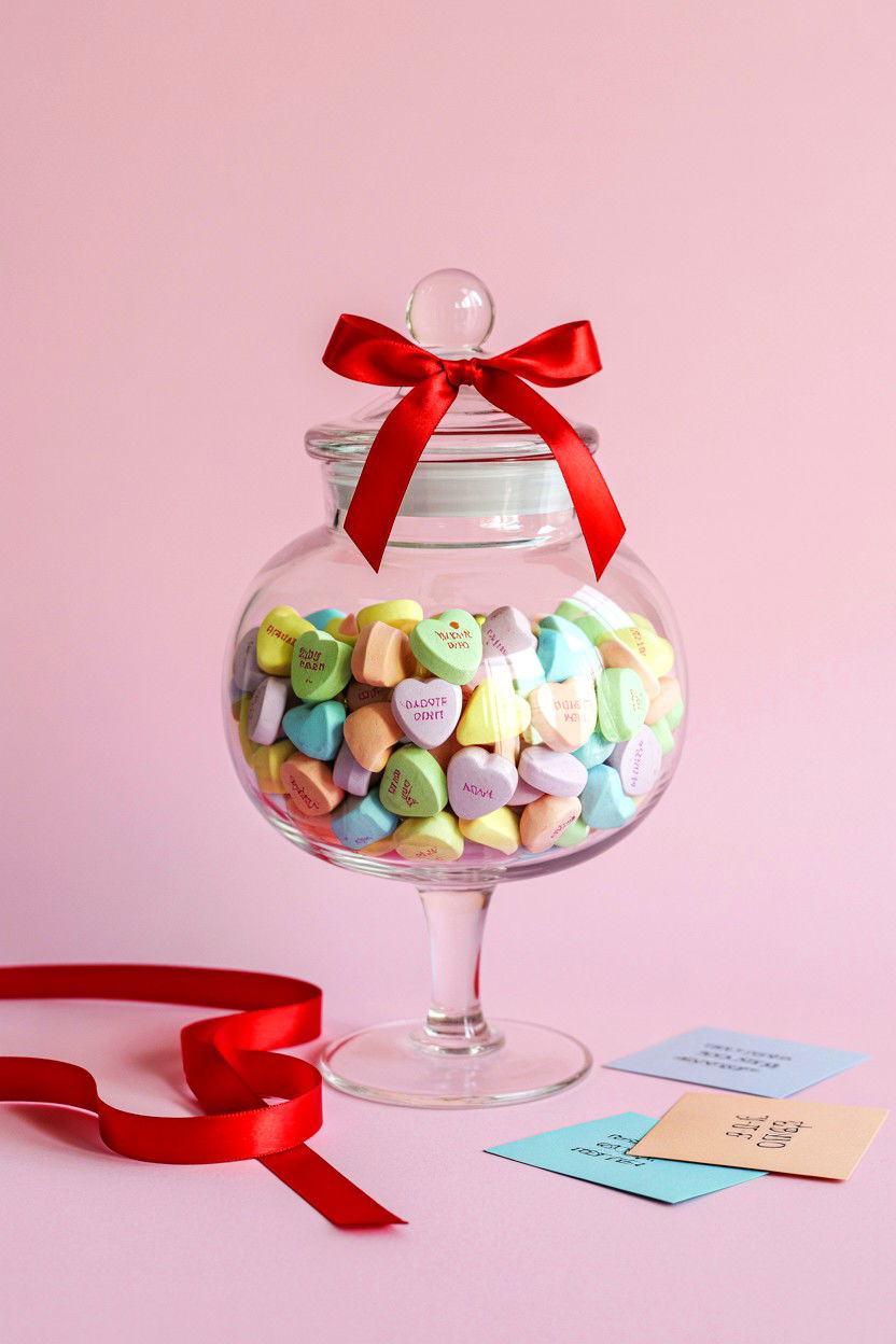 Valentine candy jar guessing - 25 Valentine's Day Guessing Games