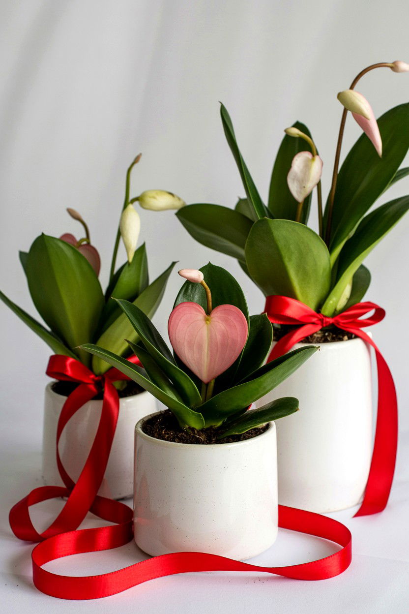 Valentine greenery - 25 Valentine's Day Shelf Decor Ideas