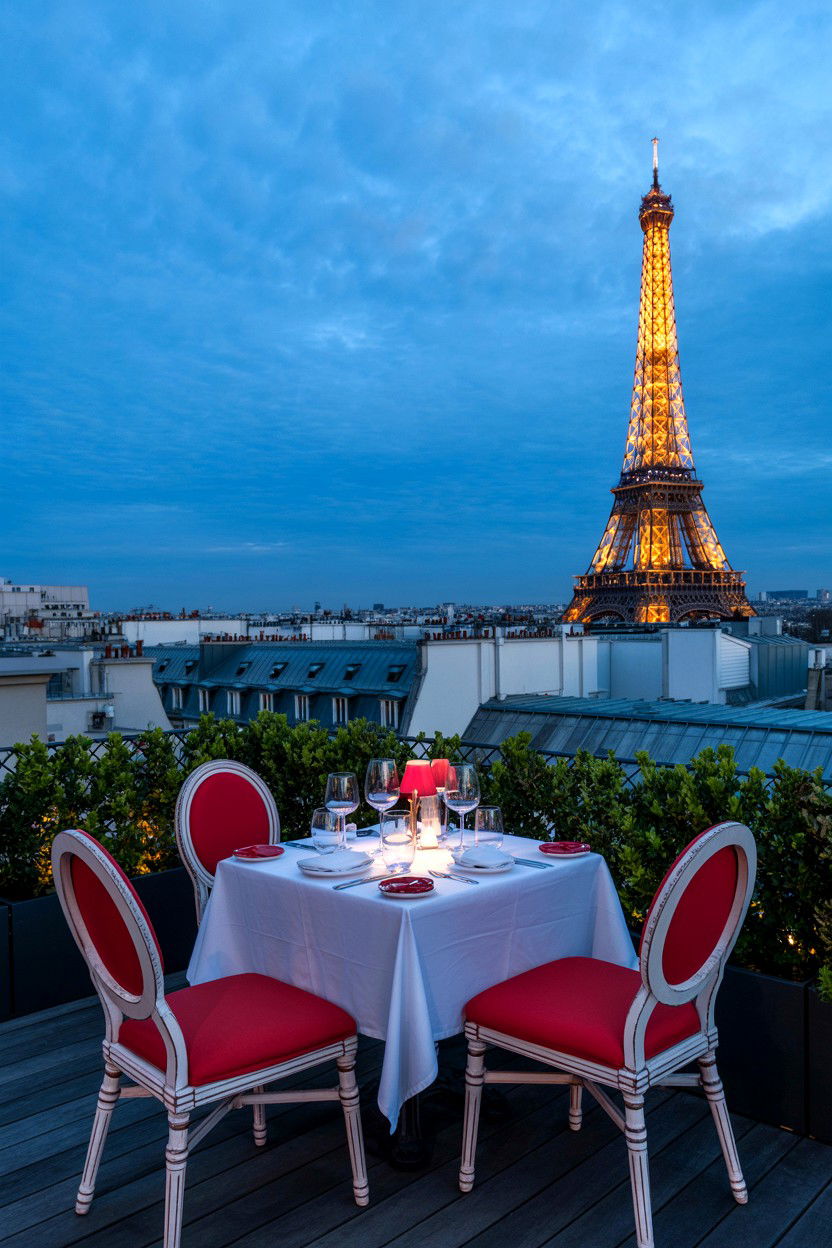 Valentine rooftop dinner - 25 Valentine's Day Would You Rather Questions