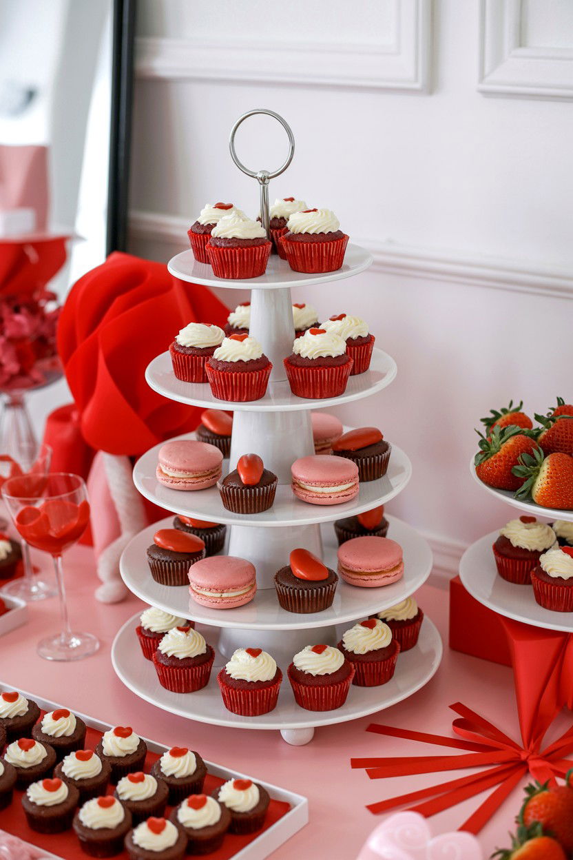 Valentines Day Dessert Table - 25 Valentine's Day Party Ideas