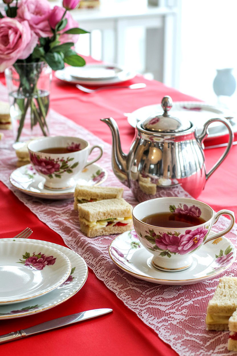 Valentines Day Tea Party - 25 Valentine's Day Party Ideas