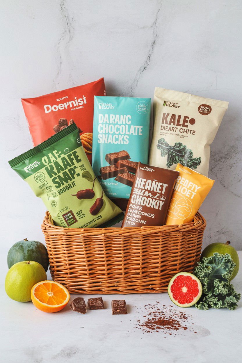 Vegan Snack Hamper - 25 Valentine's Day Gourmet Gift Basket Ideas
