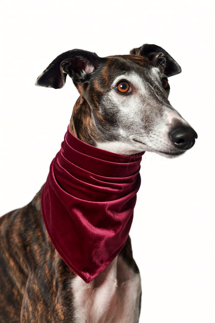Velvet Dog Bandana - 25 Valentine's Day Dog Bandana Ideas