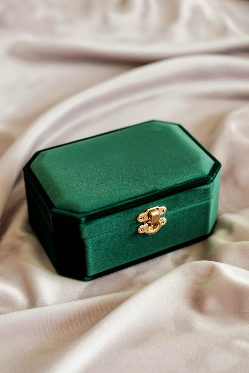 Velvet Jewelry Box - 25 Unique Valentine's Day Gifts for Women