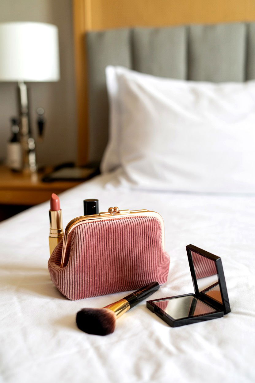 Velvet Makeup Bag - 25 Aesthetic Valentine's Day Gifts for Her