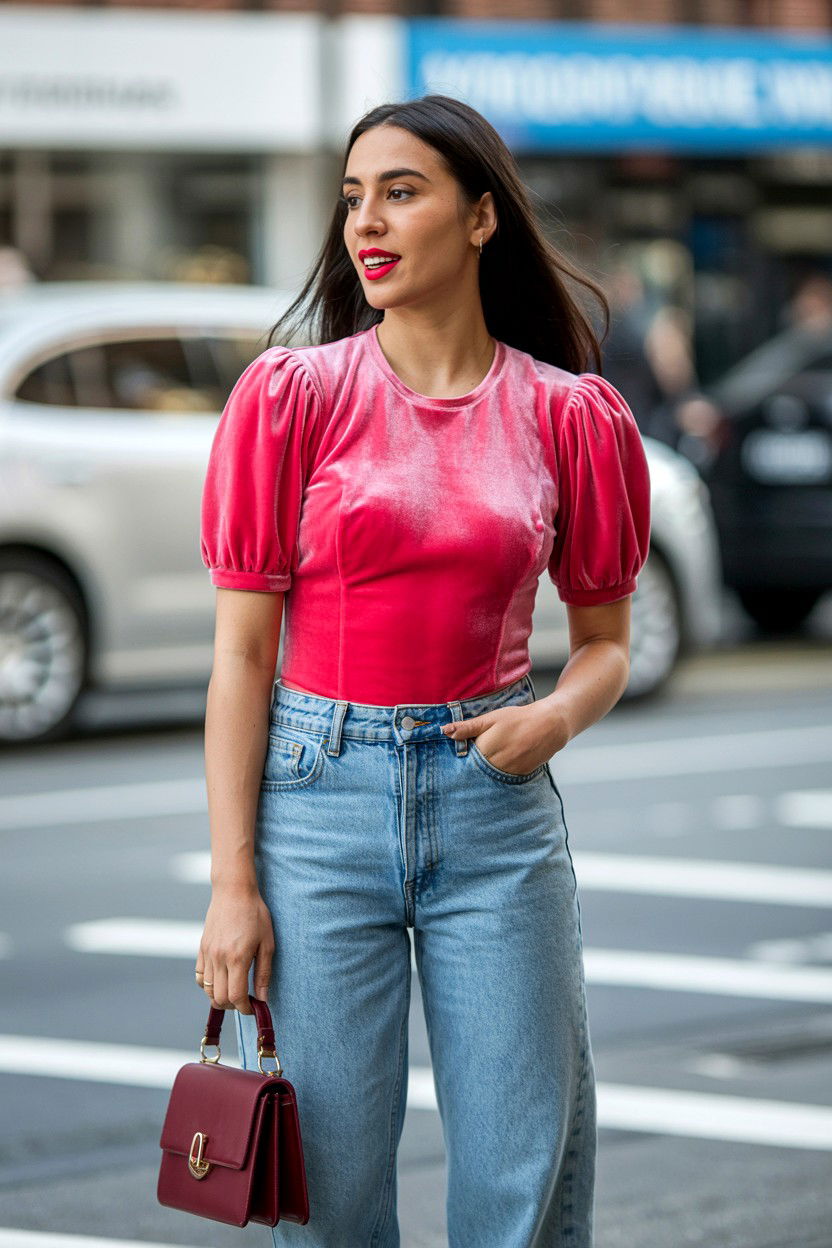 25 Chic Valentine's Day Velvet Outfit Ideas to Wear