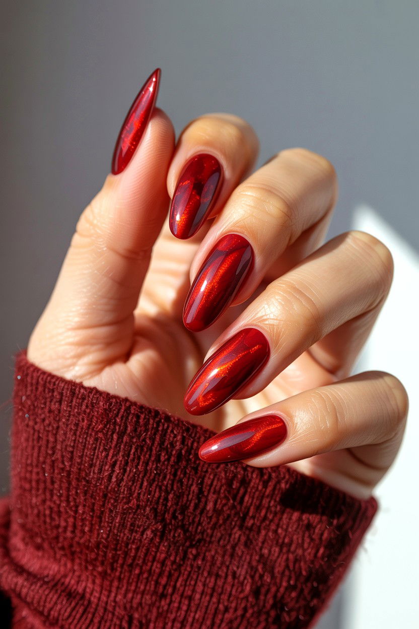 25 Long Valentine's Day Nail Designs for a Bold Look