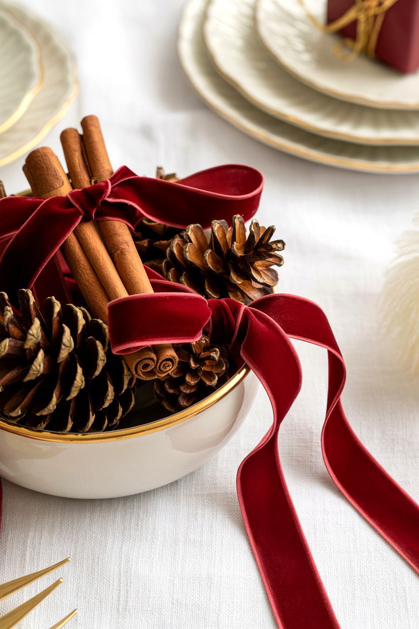 Velvet Ribbon Accent - 25 Valentine's Day Potpourri Ideas