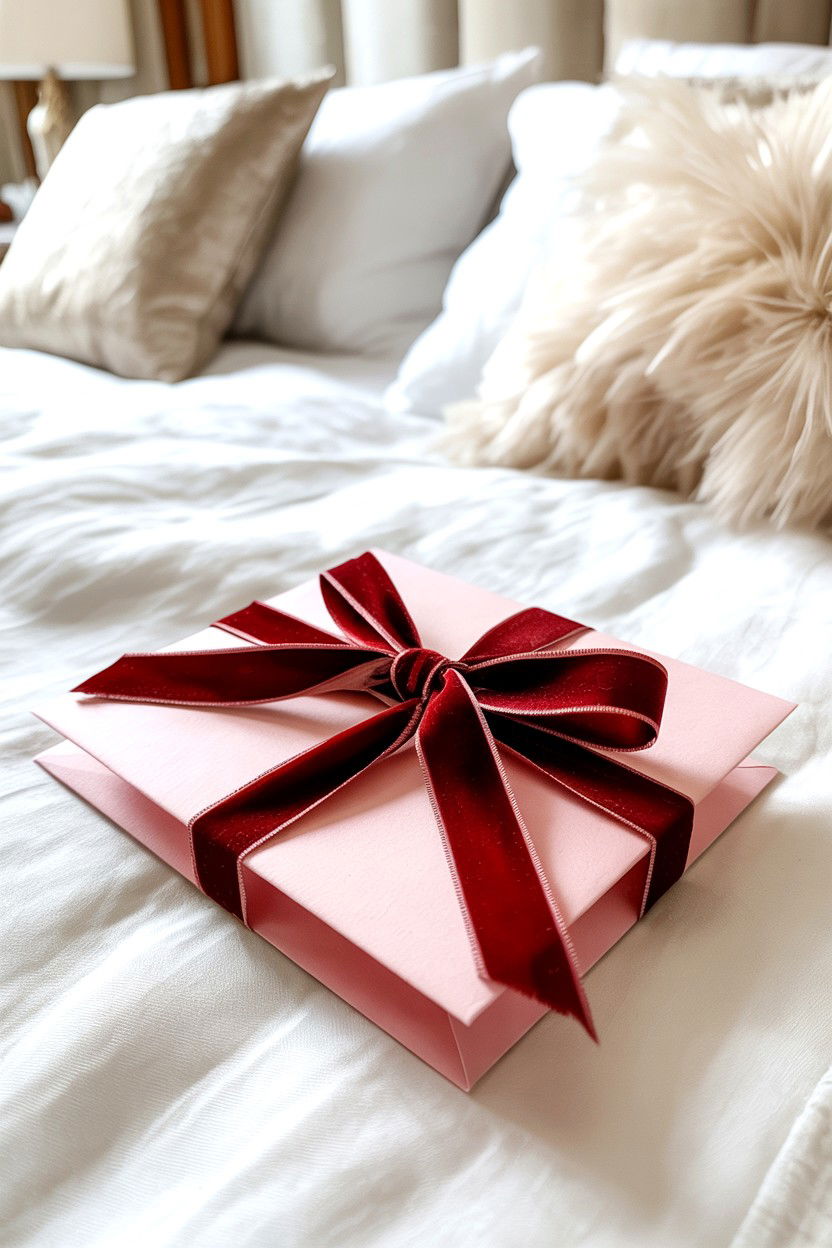 Velvet Ribbon Card - 25 Elegant Valentine's Day Card Ideas