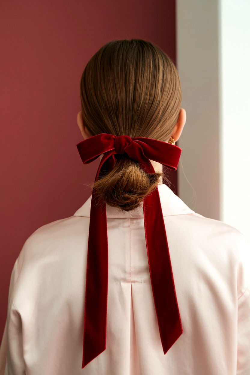 25 Cute Valentine's Day Bow Hairstyle Ideas to Try
